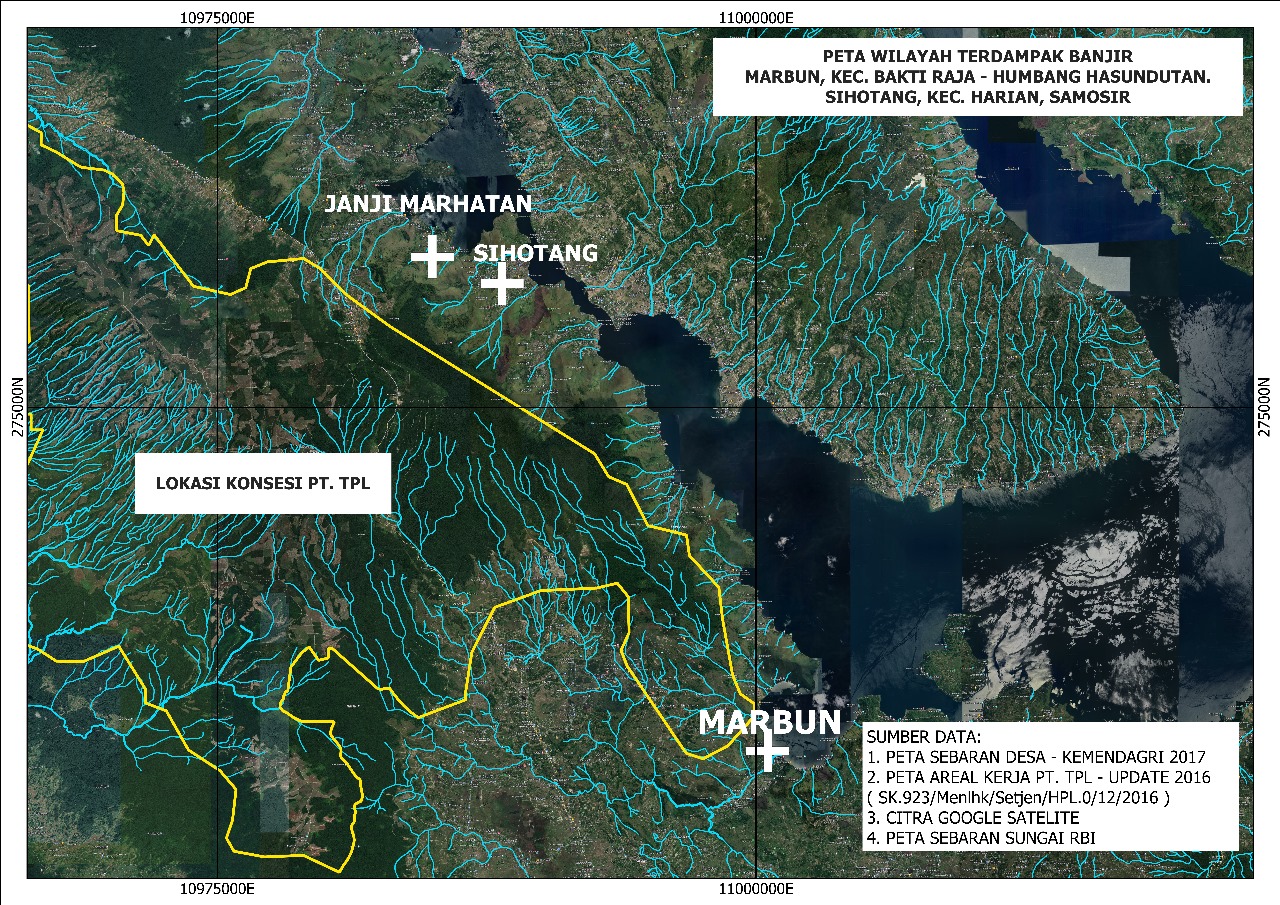 Peta wilayah banjir