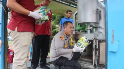 Pemusnahan narkoba Polres Langkat1